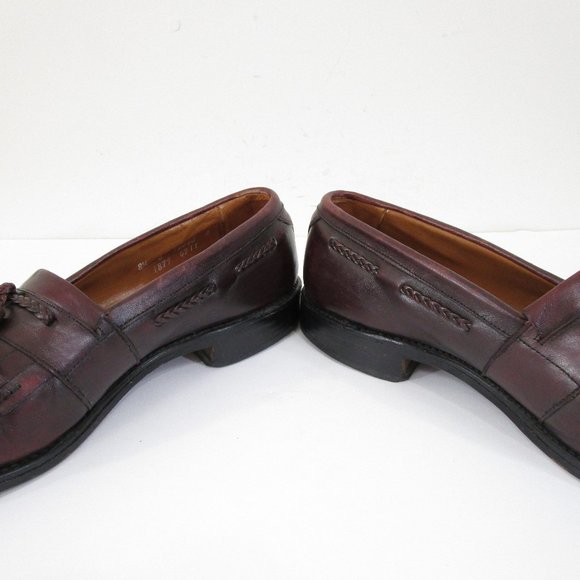 Allen Edmonds Mens Brown Leather Tassel Cody Loafers Slip On Dress Shoes 8.5 main image 5